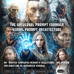 Visual Prompt Architecture guide cover by ArdenWave Digital Studio